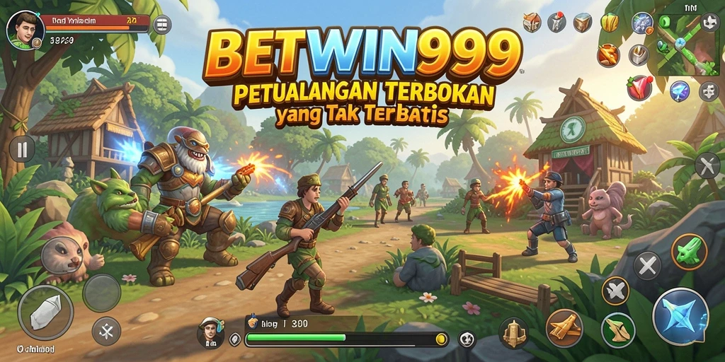 Screenshot dari gameplay <strong>BETWIN999</strong> di dunia Open World yang luas.