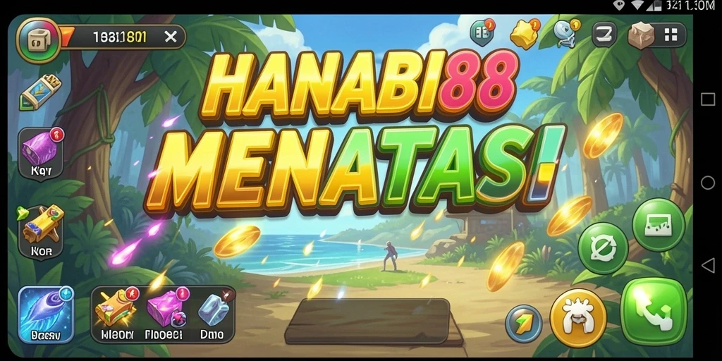 Tampilan gameplay HANABI88 yang menarik dan menghibur.
