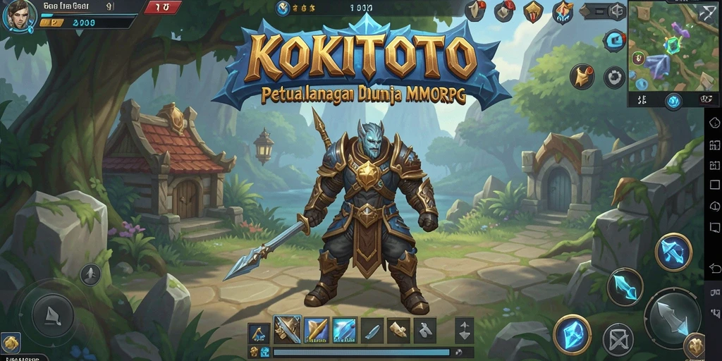 Screenshot dari KOKITOTO menampilkan aksi seru dalam permainan MMORPG.
