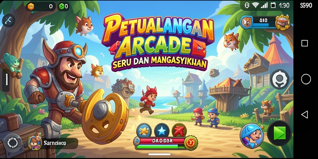 Tampilan gameplay seru di S80 dengan grafis memukau.